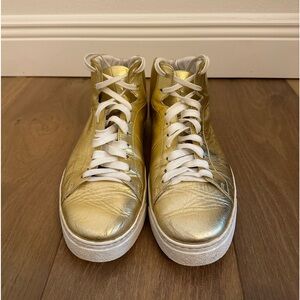 Gold Versace Shoes